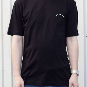 【SEINSE】ワンポイントロゴTシャツ【全2色】ブラック・ホワイト コットン100％