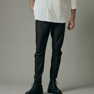 SLIM JERSEY PANTS-USO TWILL-